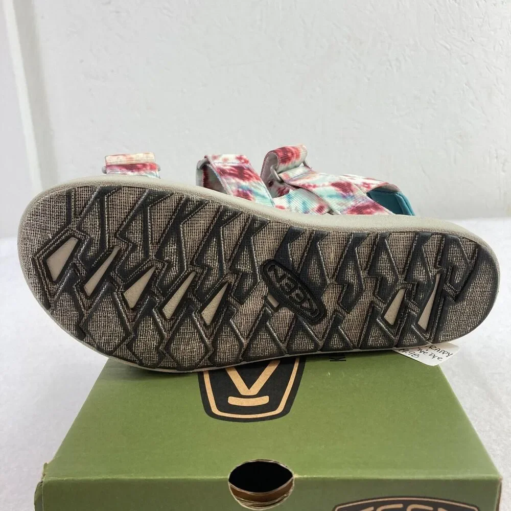 Keen Elle‎ Strappy Sandals Women's 6 Andorra Tie Dye Backstrap Casual Travel